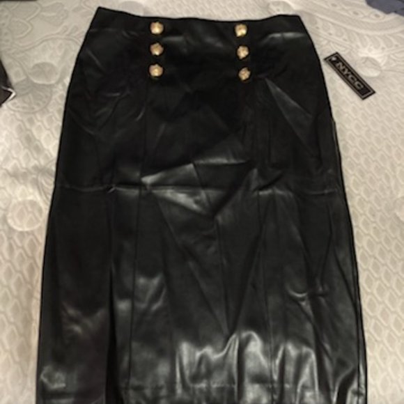 NYCC - New York Clothing Co. Skirt with Gold buttons - NWT - Picture 1 of 2